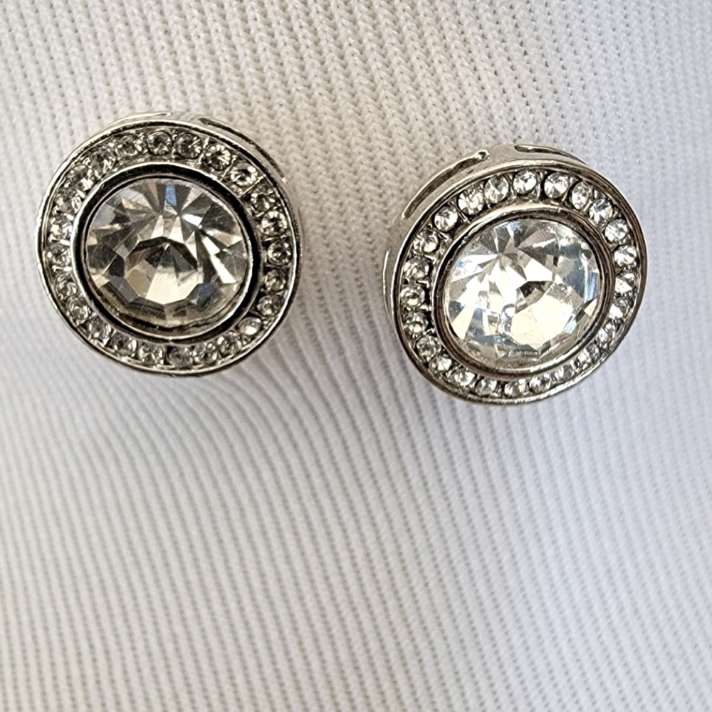 Crystal Circle Earrings
